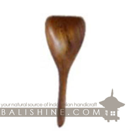 Balishine: Your natural source of indonesian handicraft presents in its Tableware collection the Ladle:632WAS7108:This ladle is produced in Bali made from natural old teak wood with coconut oil finishing.  