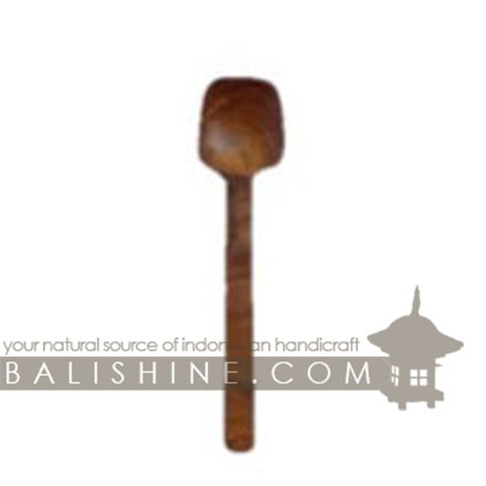 Balishine: Your natural source of indonesian handicraft presents in its Tableware collection the Spoon:632WAS7091:This spoon is produced in Bali made from natural old teak wood with coconut oil finishing.  