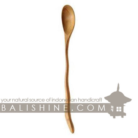 Balishine: Your natural source of indonesian handicraft presents in its Tableware collection the Spoon:632WAS7234:This spoon is produced in Bali made from natural old teak wood with coconut oil finishing.  