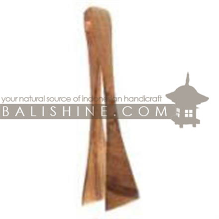 Balishine: Your natural source of indonesian handicraft presents in its Tableware collection the Tongs:632WAS7122:This tongs is produced in Bali made from natural old teak wood with coconut oil finishing.  