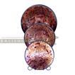balishine This set of 3 platters is produced in Bali from teracota with painting glass mosaic finishing.