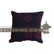 balishine This pillow case is produced in Bali it's a handmade textile with closing zip.