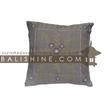 balishine This pillow case is produced in Bali it's a handmade textile with closing zip.
