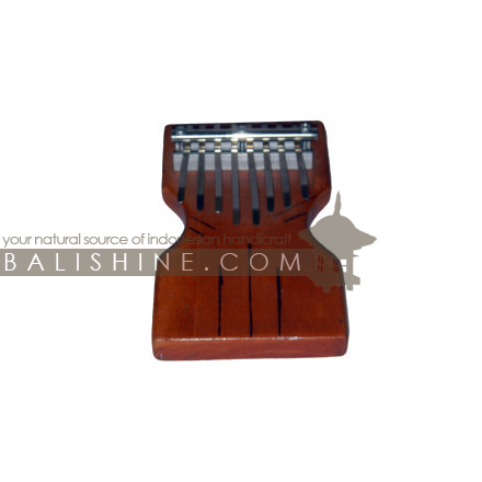 Balishine: Your natural source of indonesian handicraft presents in its Various collection the Carimba 8 Tones:412MIK606989:This Carimba is made from stainless metal and mahogany wood..  