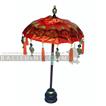balishine This ceremonial umbrella is a handicraft of Bali made from wood and cotton